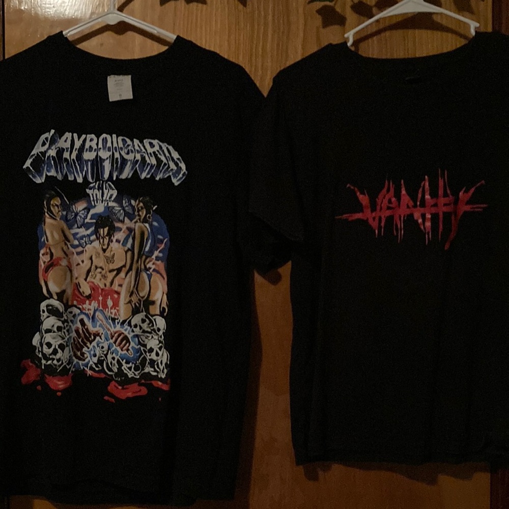 2 Pack Graphic Tees ‘Playboi Carti’ ‘vanity’